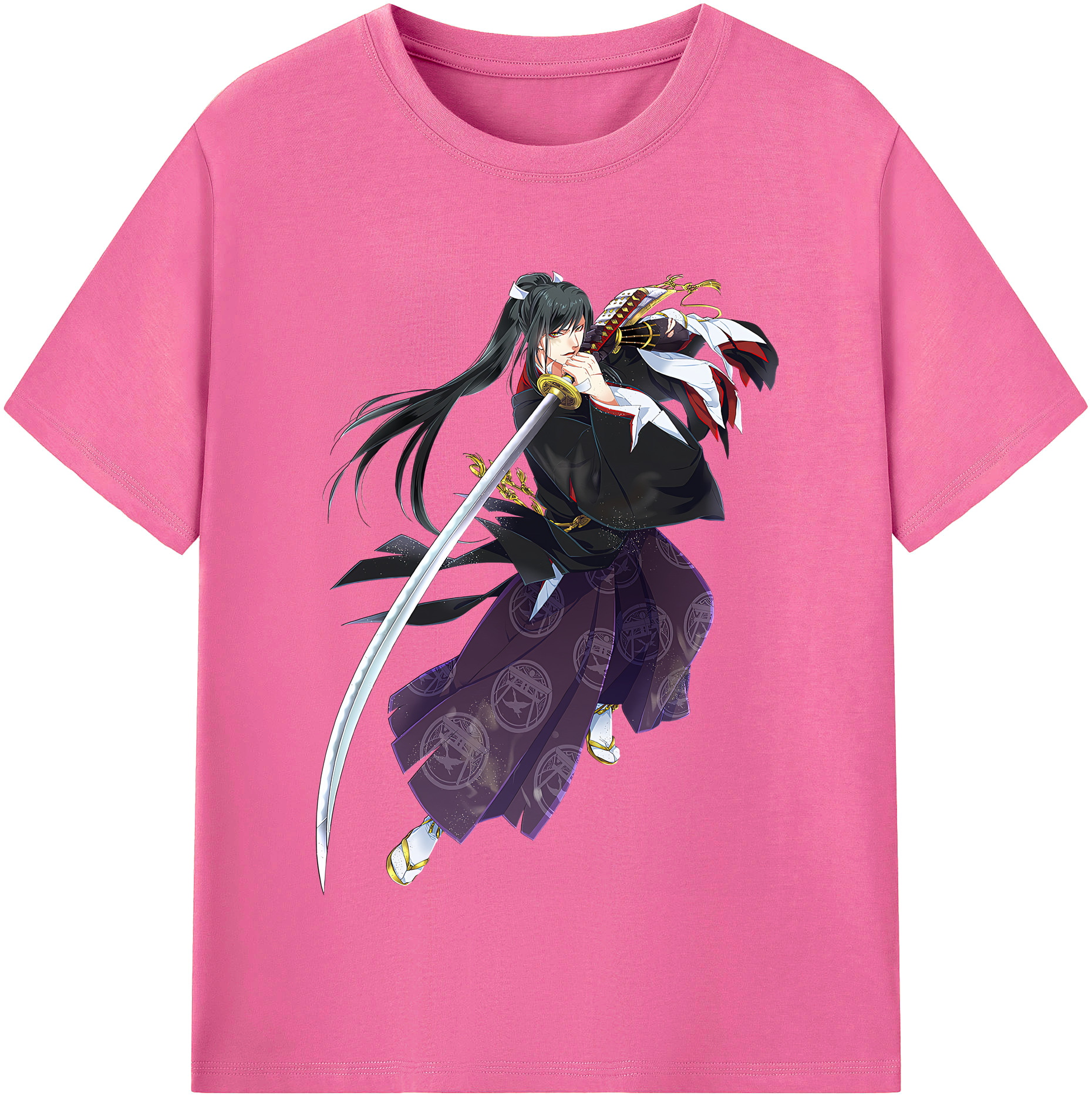 （画像用） 刀剣乱舞 Touken Ranbu レディースカジュアルプリントTシャツ（綿100％）